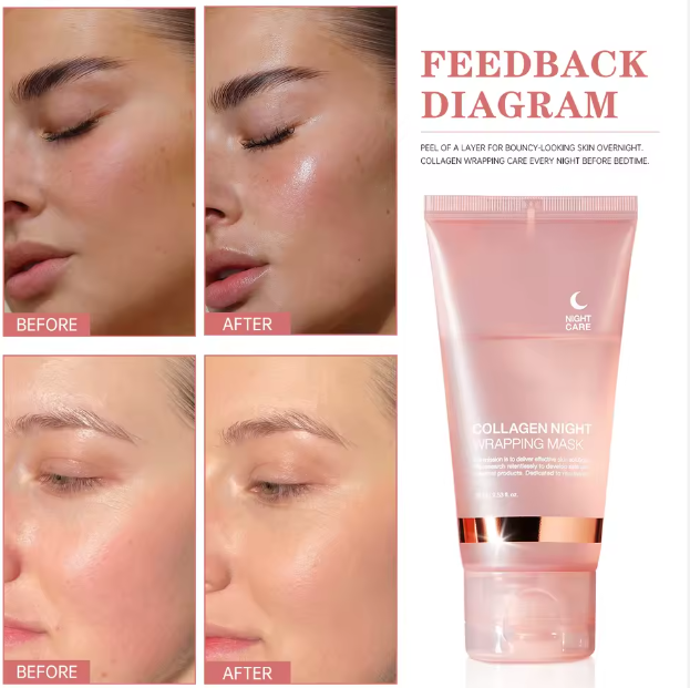 Korean Collagen Night Wrapping Mask – Overnight Glow Mask