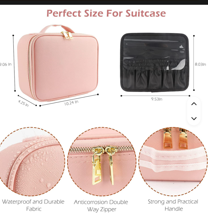 LuxeGlow™ LED Makeup Case
