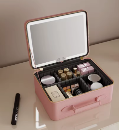 LuxeGlow™ LED Makeup Case